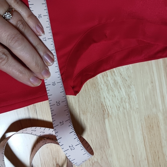 J.Crew Factory Red Sleeveless Blouse Size Small - Picture 5 of 5